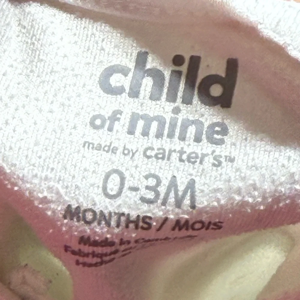 Carter's | Baby Girl Footie Fleece Pajamas | 0-3M